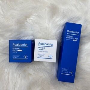 Bundle of Real Barrier Extreme Cream (light & original version) & essence toner